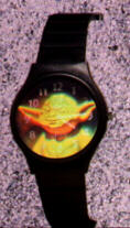 A picture of a Yoda hologram watch