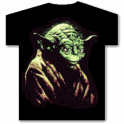 A picture of a Yoda t-shirt