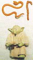 The old Yoda toy out of the package