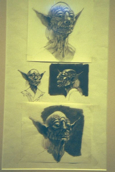 Some early drawings of Yoda
