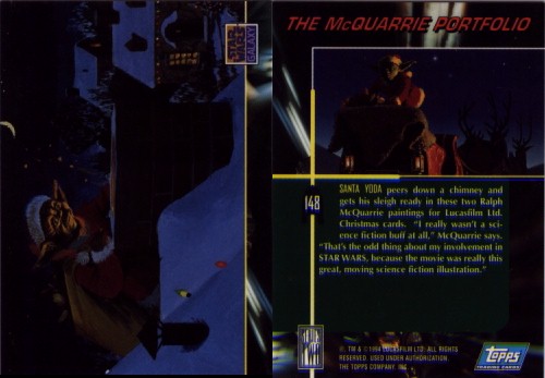 Star Wars Galaxy Series 2 Card 148 'The McQuarrie Portfolio'