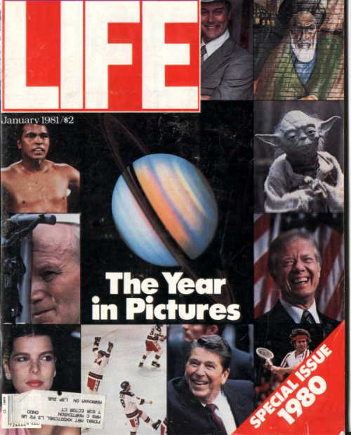 January 1981 Life Magazine - The Year in pictures with Yoda on the cover