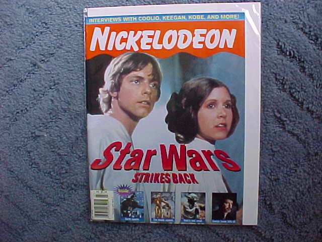 Nickelodeon Magazine cover with small Yoda picture