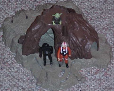 Dagobah Action Playset with Yoda, Luke X-Wing, and Darth toys