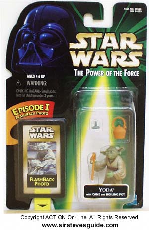 Classic Collection Yoda toy in the package (from Sir Steves Guide)