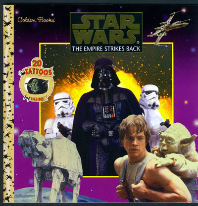 Empire Strikes Back Golden Book with tattoos