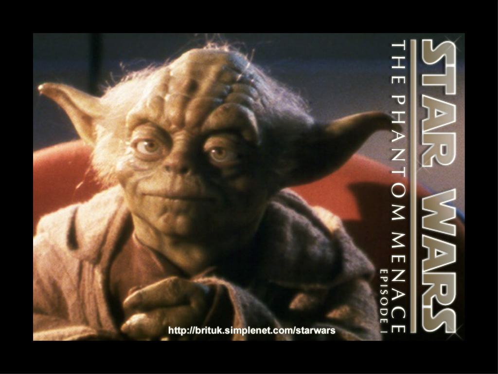 Episode I Yoda background (great large pic)