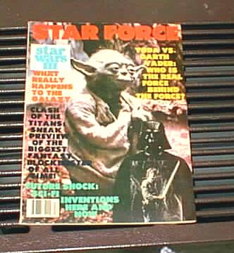 Yoda on the cover of Star Force Magazine
