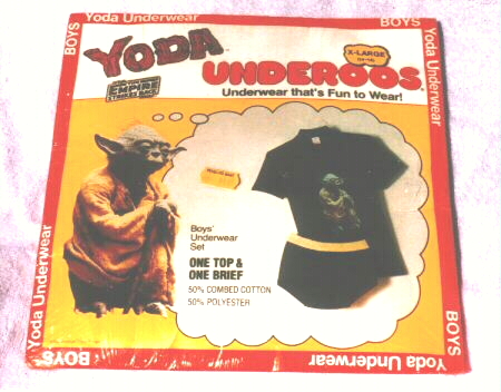 Yoda Underoos underwear package