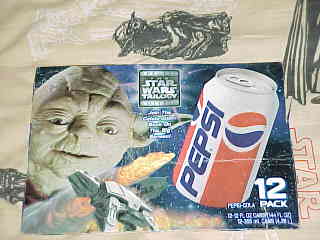 Top of a 12 pack Pepsi box from the Special Edition
