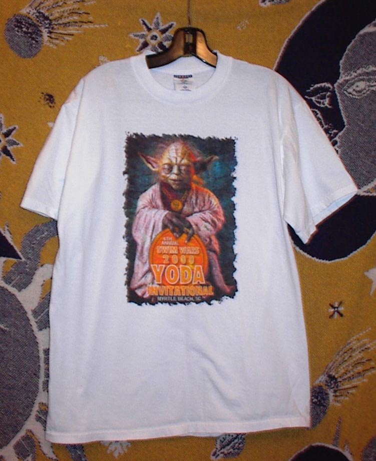 Swim Wars t-shirt featuring Yoda