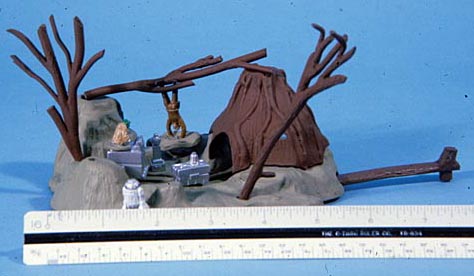 Different view of Micro Dagobah Playset