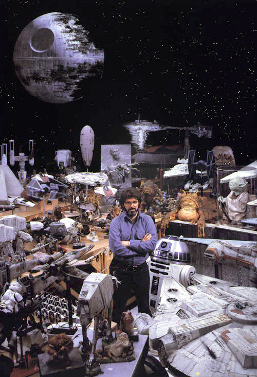 George Lucas and his Star Wars collection