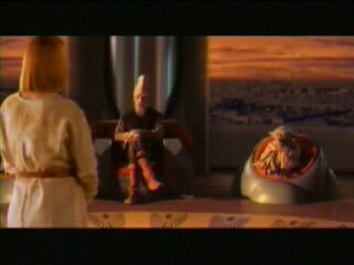 Lisa Kudrow from the MTV spoof of the Phantom Menace Jedi Council scene