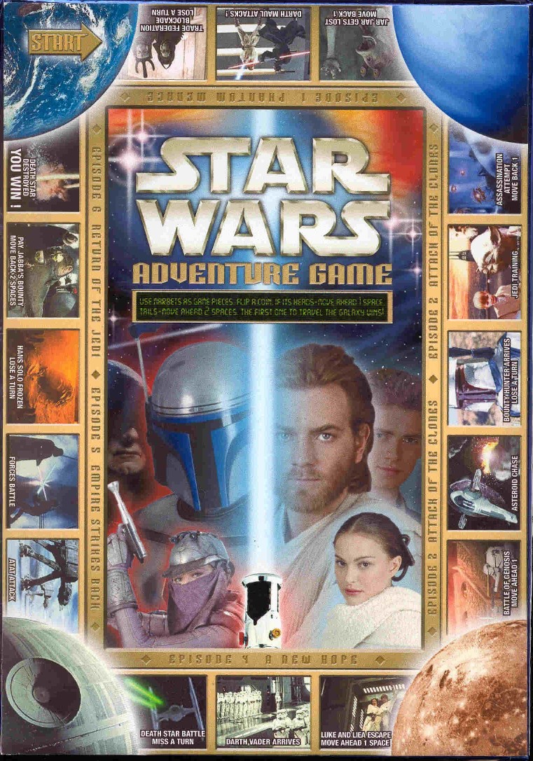 Back of the Attack of the Clones cereal box