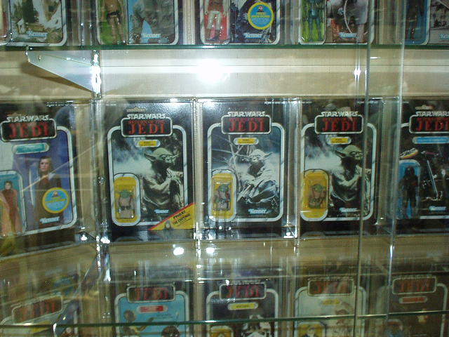 Various Return of the Jedi carded Yoda figures