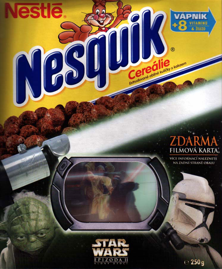 Nesquick cereal from Prague
