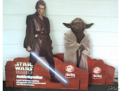 Attack of the Clones Frito Lay standees