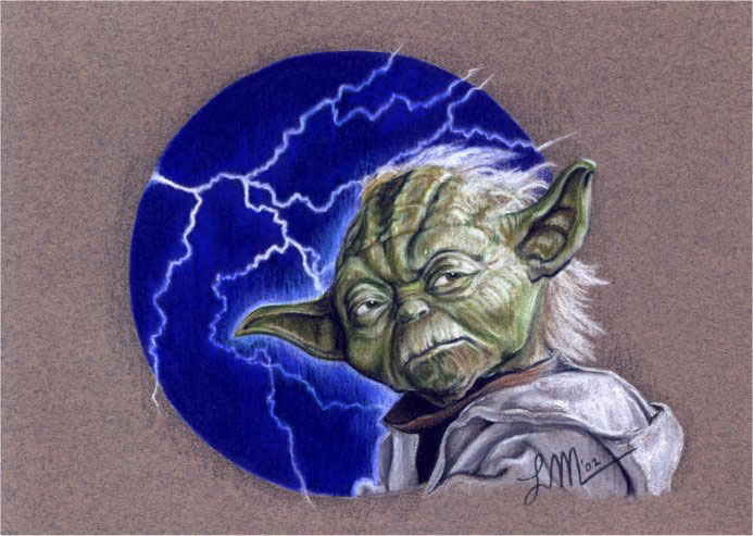 Color Yoda sketch