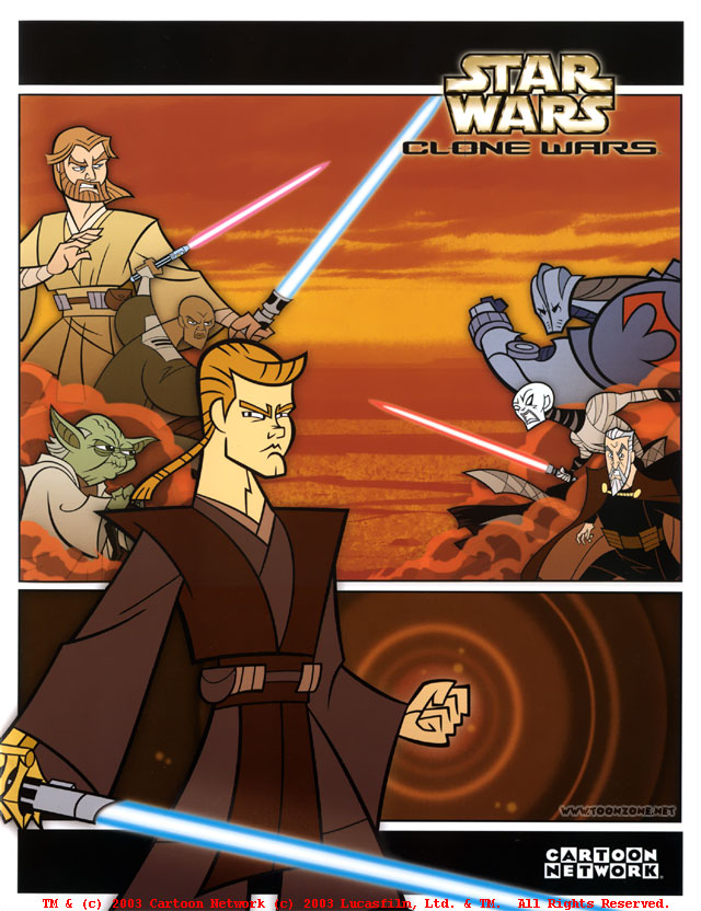 Clone Wars cartoon - another poster