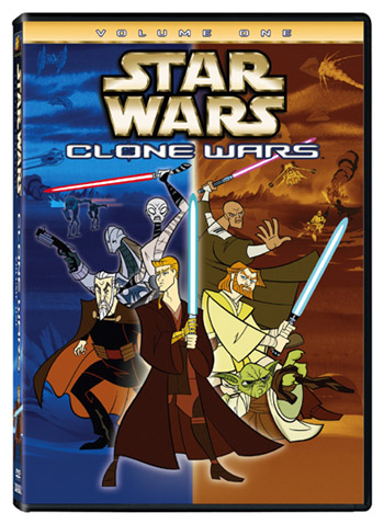 Clone Wars Cartoon - Volume I DVD case