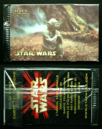 Italian Yoda telecard