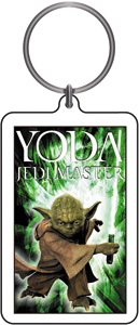 C&D Visionary Inc - Yoda with lightsaber keychain