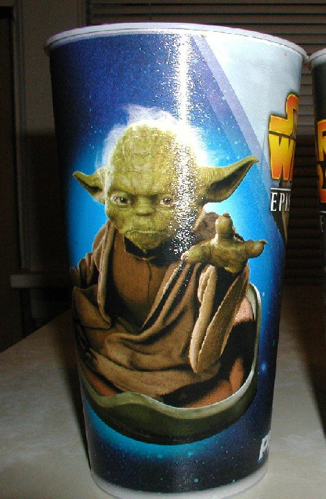 Yoda collectors cup - other side