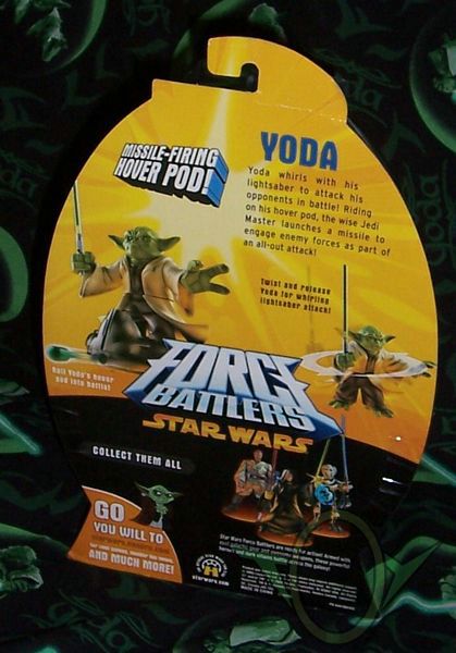 Hasbro - Force Battlers Yoda - packaged back