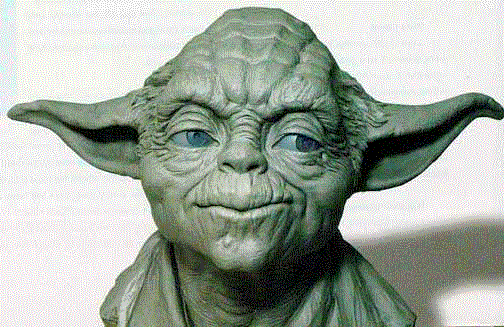 A great picture of the Yoda that is to be used in the Prequels
