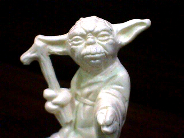 A rare Yoda prototype of an unmade figure