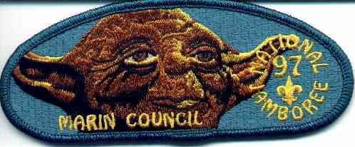 Marin Council national jamboree badge for participants