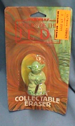 Yoda Return of the Jedi collectible eraser