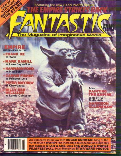 Yoda cover of Fantastic Films Magazine