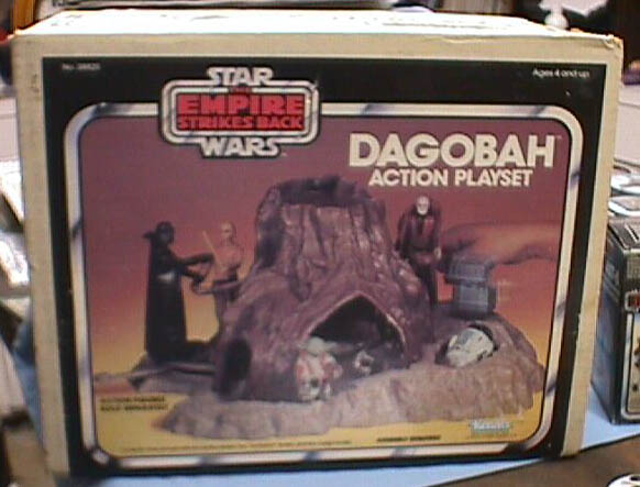 The front of the Dagobah Action playset box