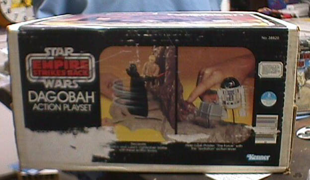 The other side of the Dagobah Action playset box