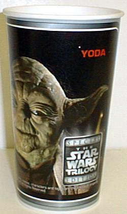 A Yoda Big Gulp cup