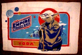 Yoda pillowcase from 1980