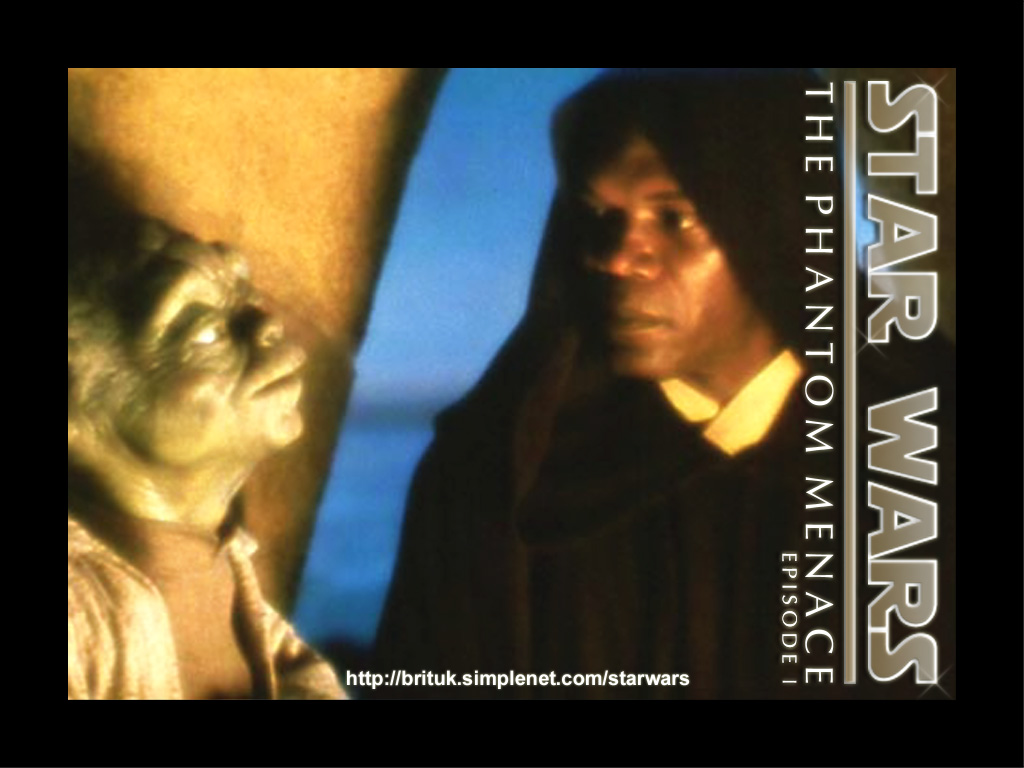 Large Yoda and Mace Windu background (trailer picture)