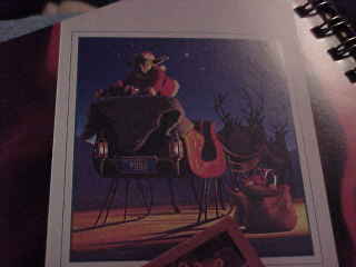 Ralph McQuarrie Yoda Christmas Card (from The Star Wars Scrapbook)
