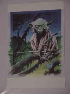 Yoda postcard
