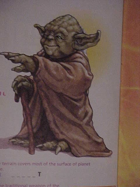 Close-up of the Yoda (from Star Wars Kids magazine Issue #1)