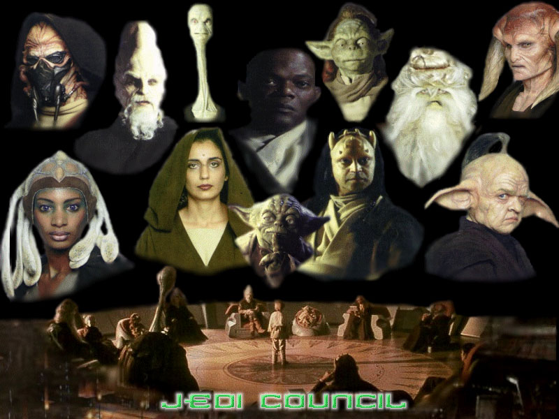 A nice Jedi Council wallpaper (courtesy of Counting Down)