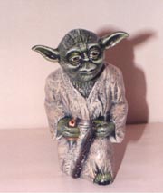 A homemade Yoda incense burner
