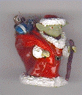Side view of the above Santa Yoda