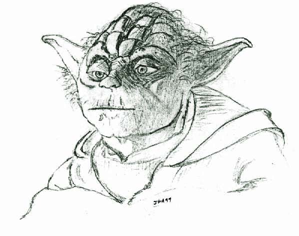 Episode I Yoda sketch