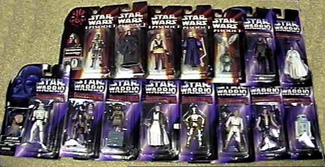 Bootleg Shadows of the Empire Yoda toy with others