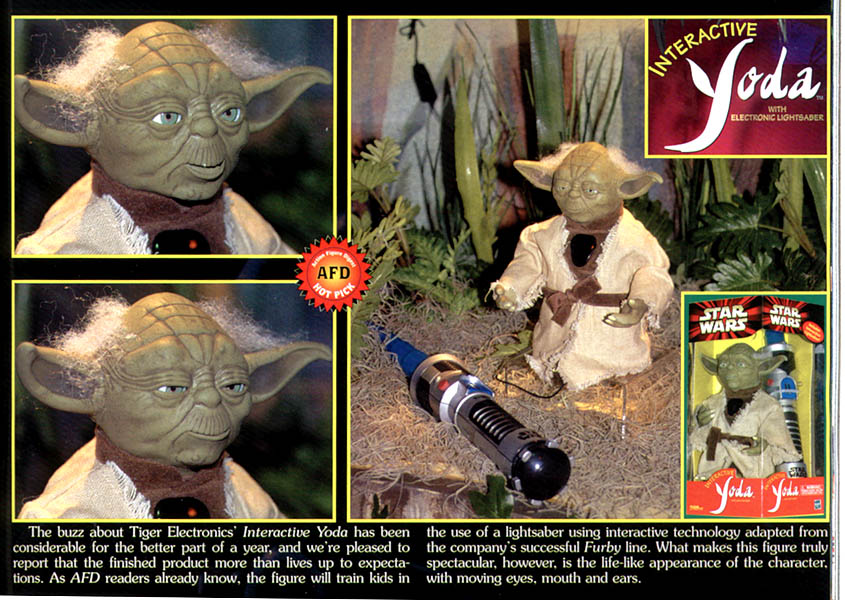 Interactive Yoda review from Tomart's Action Figure Digest