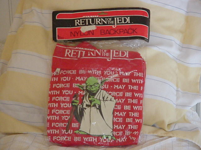 Return of the Jedi Yoda backpack by Adam Joseph