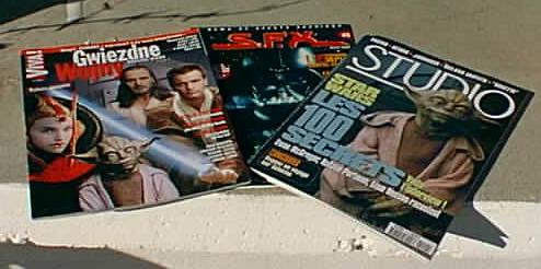 French magazines with Yoda on the cover (Studio and Gwiezdne Wojny)